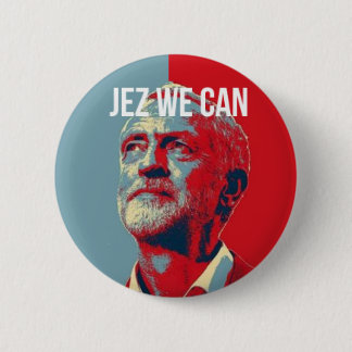 #JezWeCan - Jeremy Corbyn 4 PM emblem Knapp