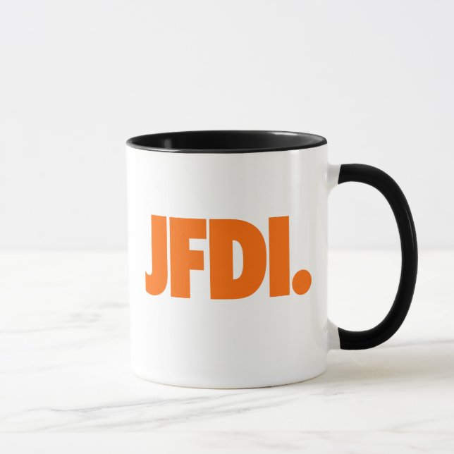 JFDI-mugg (15 uns) Mugg (Höger)