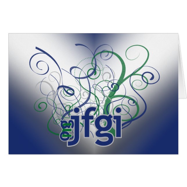Jfgi! Hälsningskort (Framsidan Horizontal)