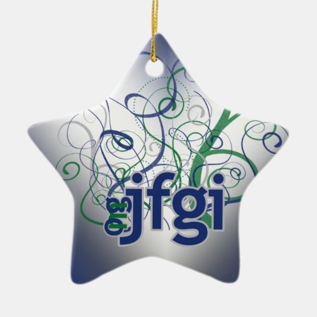 Jfgi! Julgransprydnad Keramik (Framsidan)