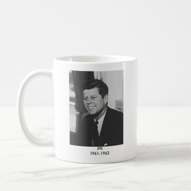 JFK 1961-1963 KAFFEMUGG (Vänster)