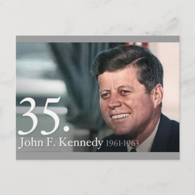 JFK 35 VYKORT (Framsida)