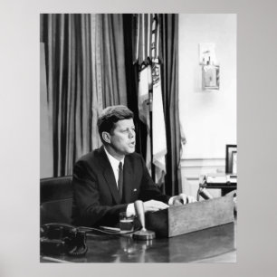 JFK Adress Poster