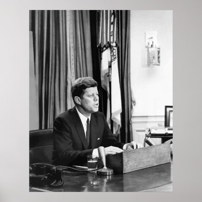 JFK Adress Poster (Framsidan)