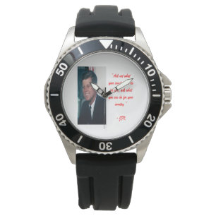 JFK & Ask Not Citat Urklockor Armbandsur