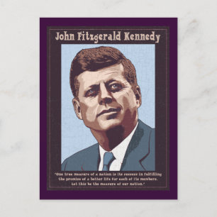 JFK - Åtgärd Vykort