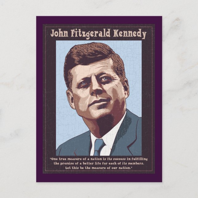 JFK - Åtgärd Vykort (Framsida)