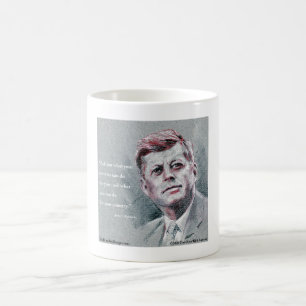 JFK & Citat Kaffemugg