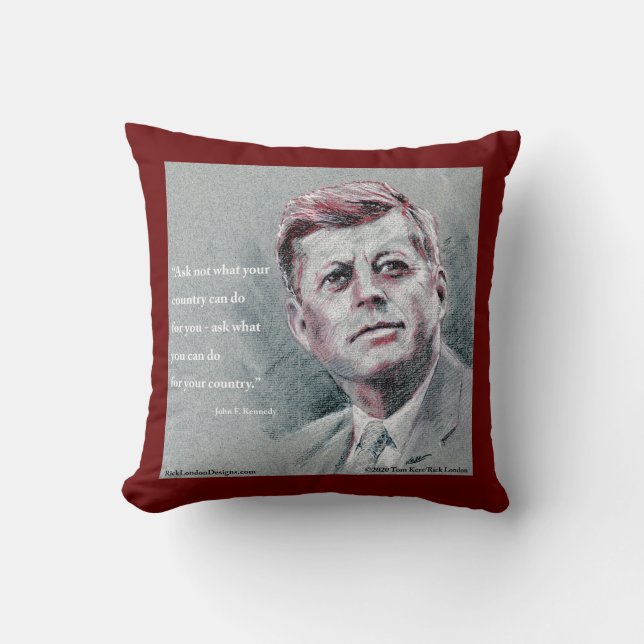 JFK & Citat Kudde (Framsida)