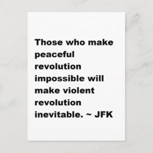 JFK-citat Vykort