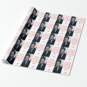 JFK & Citatet "Fråga inte" Presentpapper