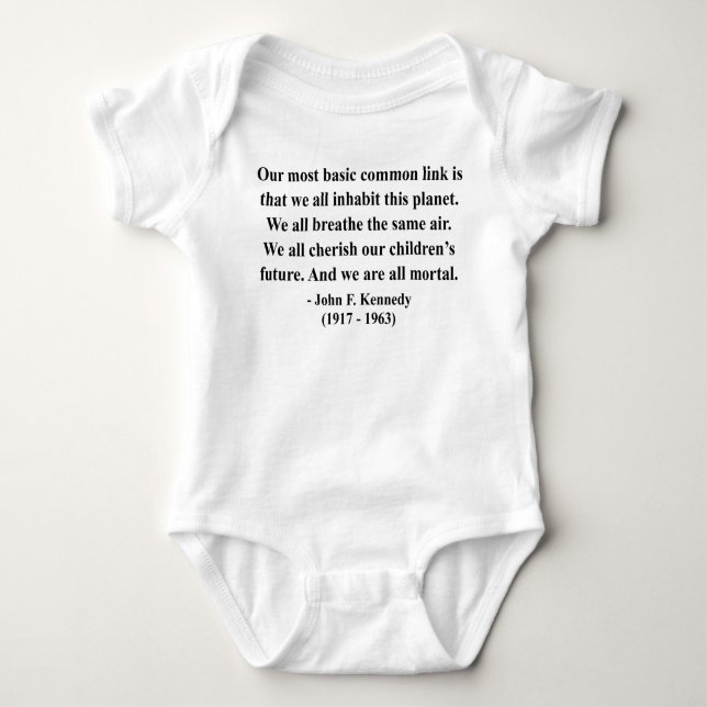 JFK-citationstecken 2a Tee Shirt (Framsida)