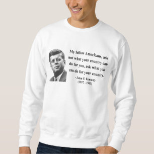 JFK-citationstecken 3b Sweatshirt