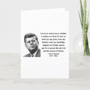 JFK-citationstecken 5b Kort