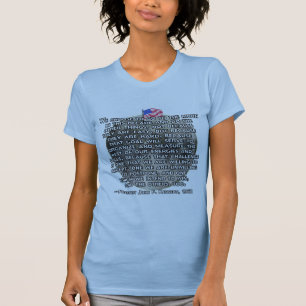 JFK-citationstecknet som överförde människor ti T Shirt