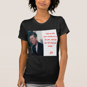 JFK & Citering ur Ask Not Tröja