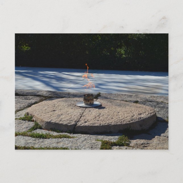 JFK EInternal Flame Vykort (Framsida)