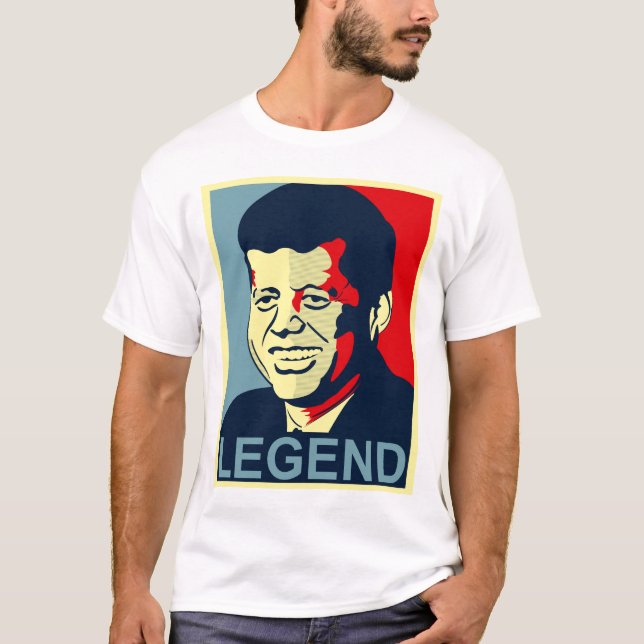 jfk en riktig legend t-shirt (Framsida)