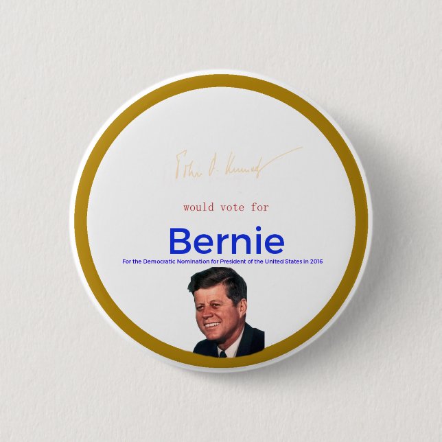 JFK för Bernie slipmaskiner Knapp (Framsida)