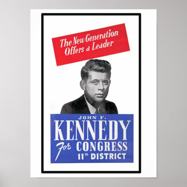 JFK för kongressen Poster (Framsidan)