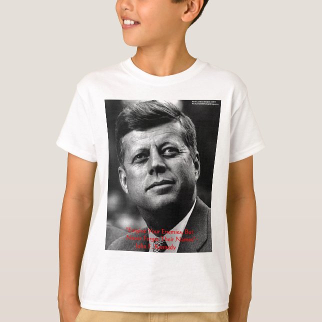 JFK "Förlåt att du inte glömmer" presentationer oc T Shirt (Framsida)