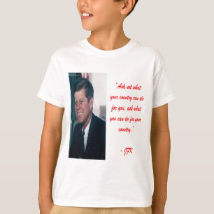 JFK & Fråga inte-citatet Tee