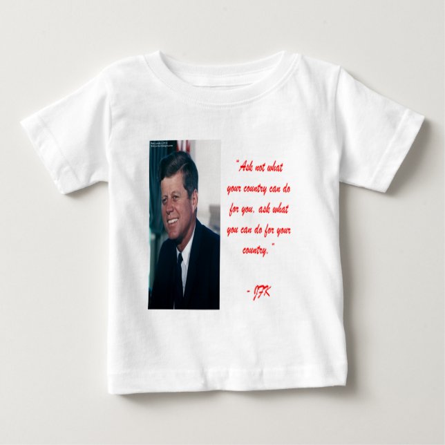 JFK & Fråga inte-citatet Tröja (Framsida)