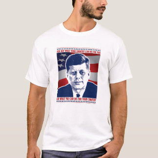 JFK frågar inte vad ditt land kan göra för dig T-shirt