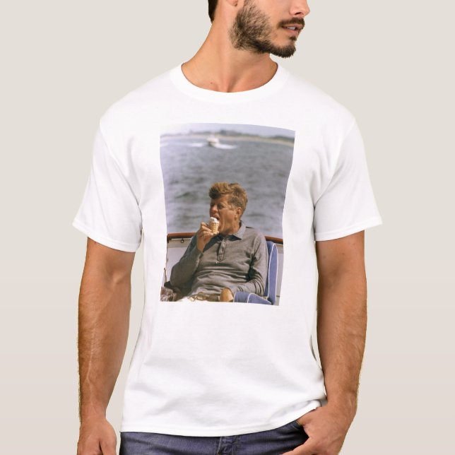 JFK-glassskjorta T-shirt (Framsida)