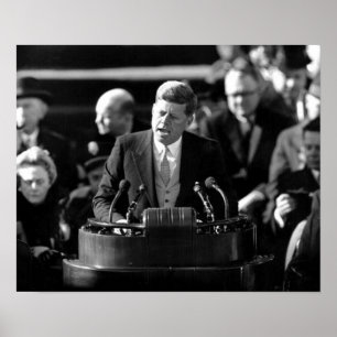 JFK Inaugaration Poster