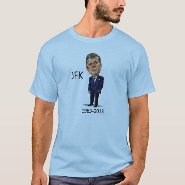 JFK Jack Kennedy Tee Shirt (Framsida)