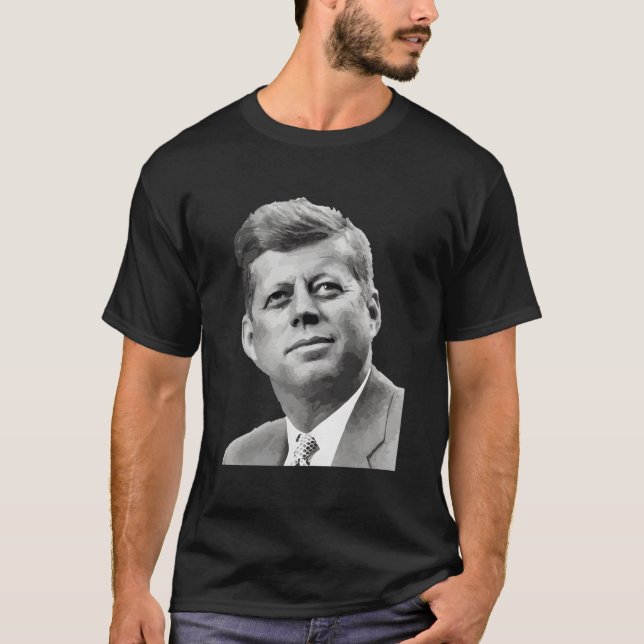 Jfk John F Kennedy 35e President T Shirt (Framsida)