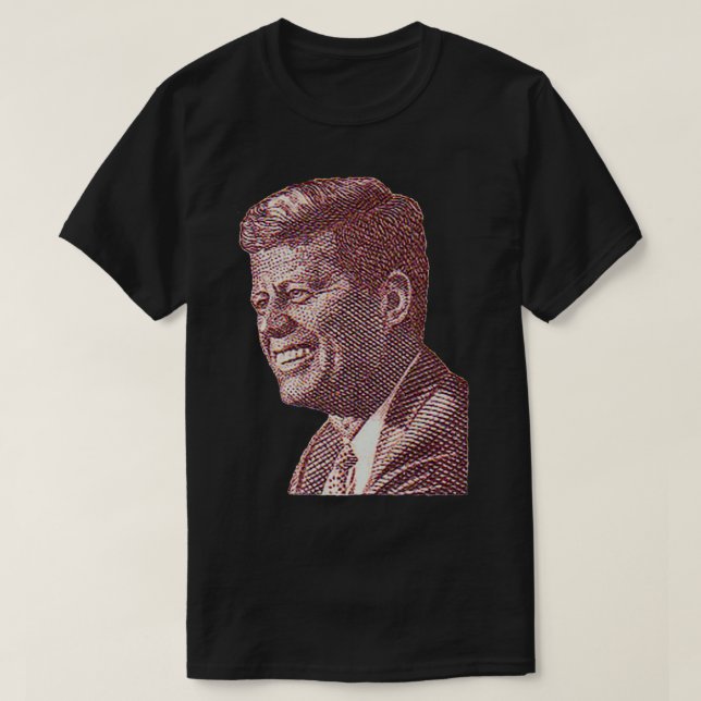 JFK John F Kennedy 35e President T Shirt (Design framsida)