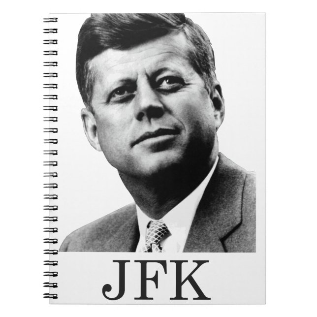 JFK - John F. Kennedy Anteckningsbok Med Spiral (Framsidan)