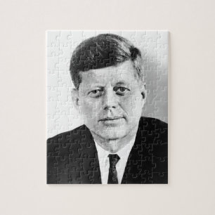 JFK John F. Kennedy Black & White Pussel