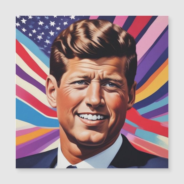 JFK John F. Kennedy Motivational inspiration Card (Framsida)