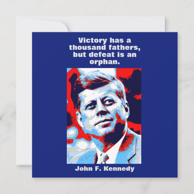 JFK John F. Kennedy Quote Motivational Inspiration (Framsida)