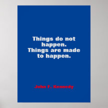 JFK John F. Kennedy Quote Motivational Inspiration