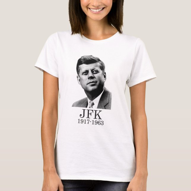 JFK - John F. Kennedy Tee Shirt (Framsida)