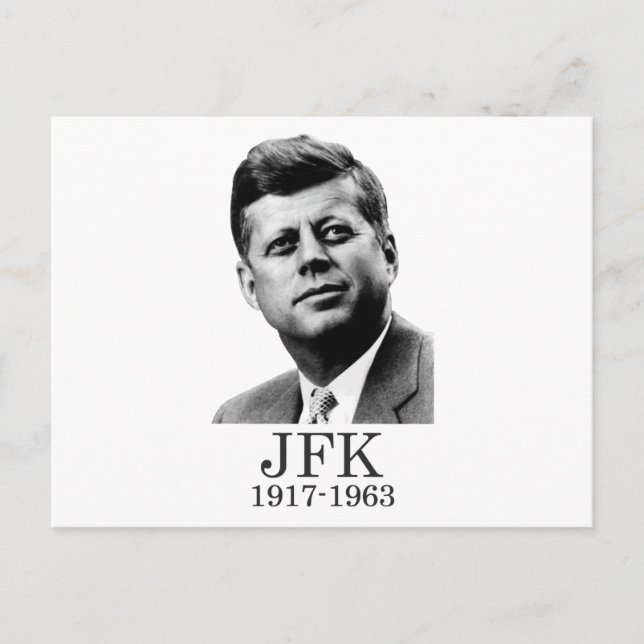 JFK - John F. Kennedy Vykort (Framsida)