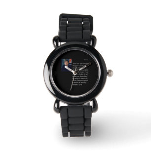 JFK & Kända Israelcitat Watch Armbandsur
