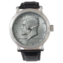 JFK Manar Watch i halvdollar Armbandsur