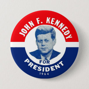 JFK-minnesmärken klämmer fast 1964 Knapp