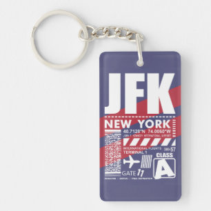 JFK New Yorks flygplats Nyckelring