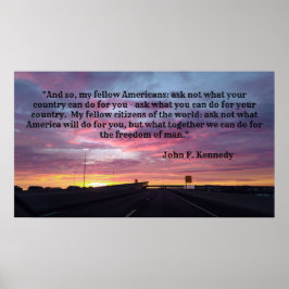 JFK-offerter Poster