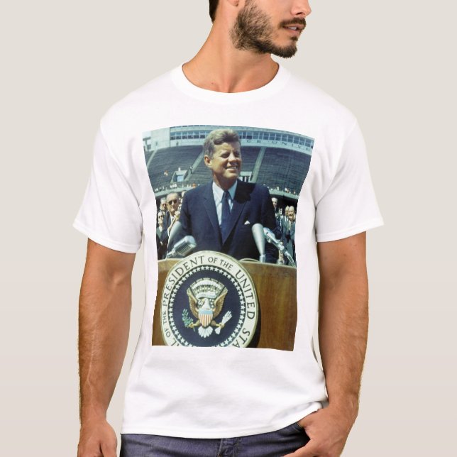JFK på ris Tee (Framsida)