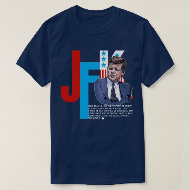 JFK PRESIDENTSÄMBETE T SHIRT (Design framsida)