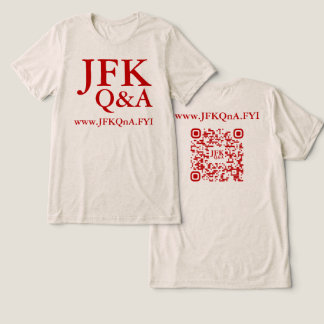 JFK Q&A Tri-Blend SHIRT T Shirt