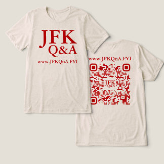 JFK Q&A Tri-Blend SHIRT T Shirt