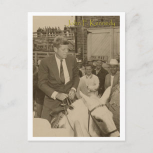 JFK ridning Vykort